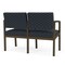 Lesro Lenox 2 Seat Tandem Seating W/ Arm, 43.5 in W 24.5 in L 32 in H LS2103 - alternate 3